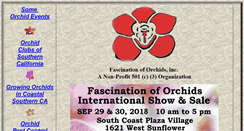 Desktop Screenshot of fascinationoforchids.com